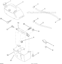 Part Location Diagram of 131886 Weed Eater Support Assembly, Dash